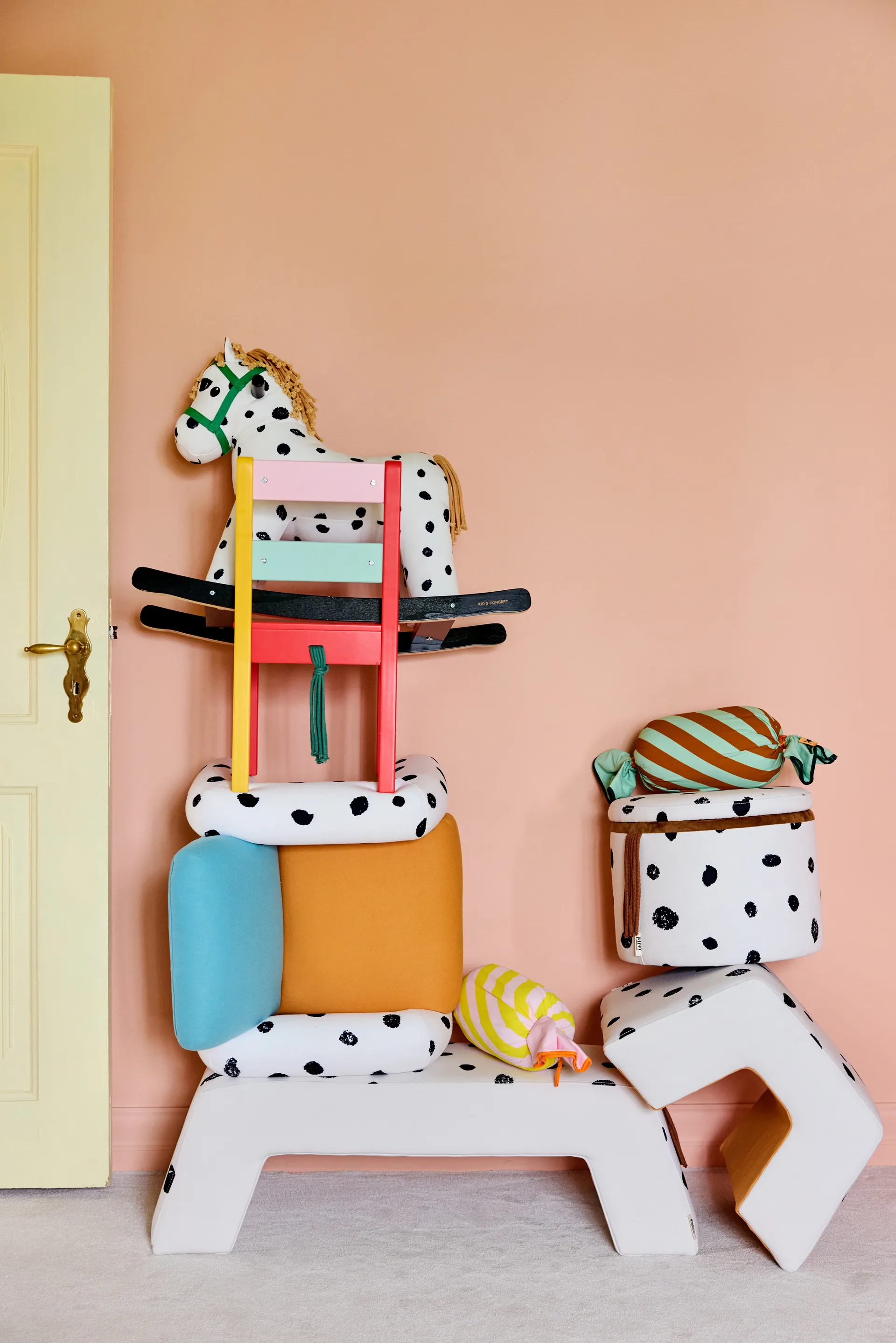 Pippi nojatuoli, Monivärinen Kid's Concept