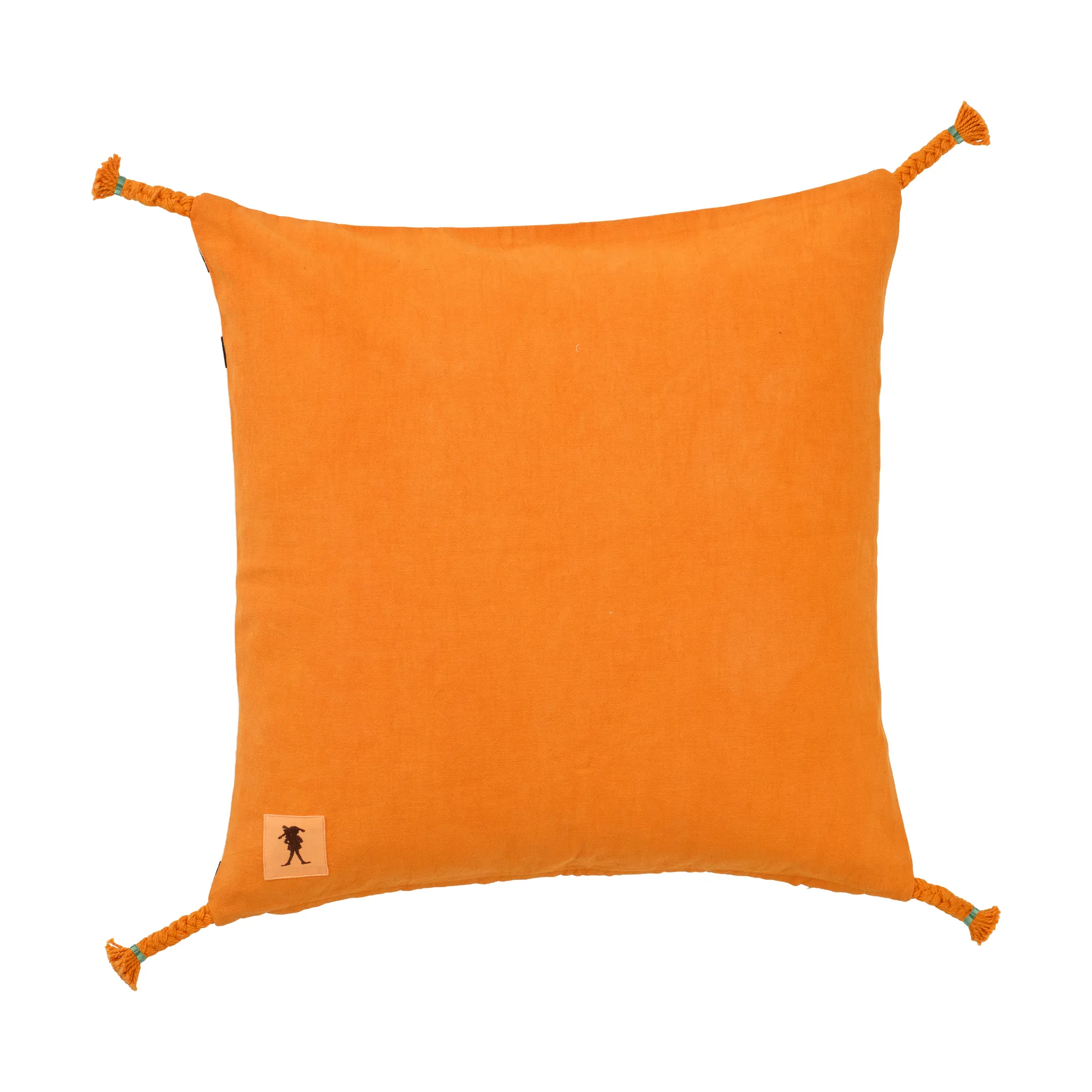 Pippi tyynynpäällinen 50x50 cm, Valkoinen-oranssi Kid's Concept