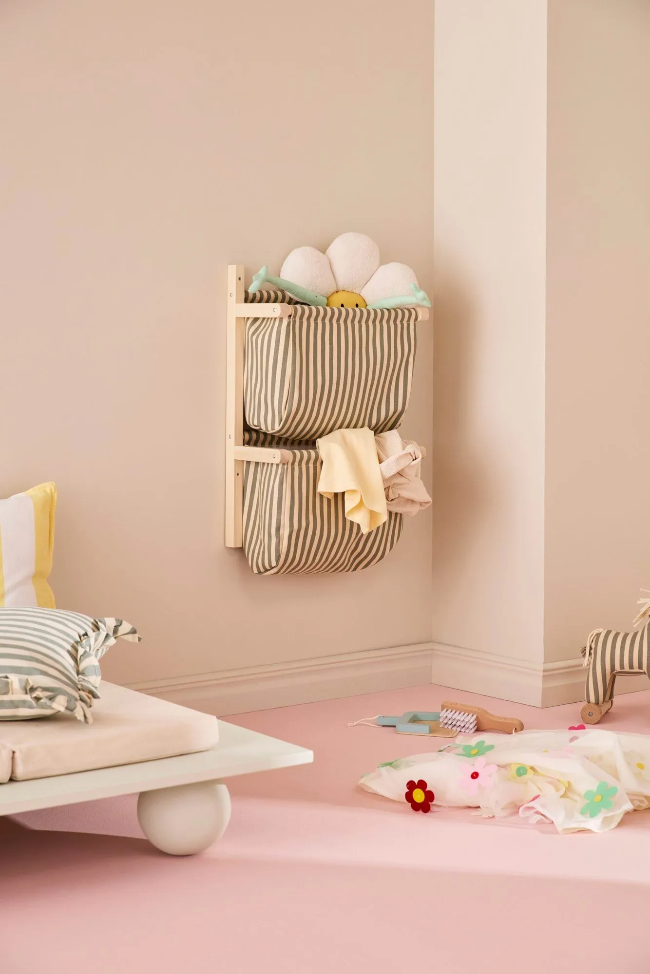 Pussihylly raita, Vihreä, 40x19x60 cm Kid's Concept