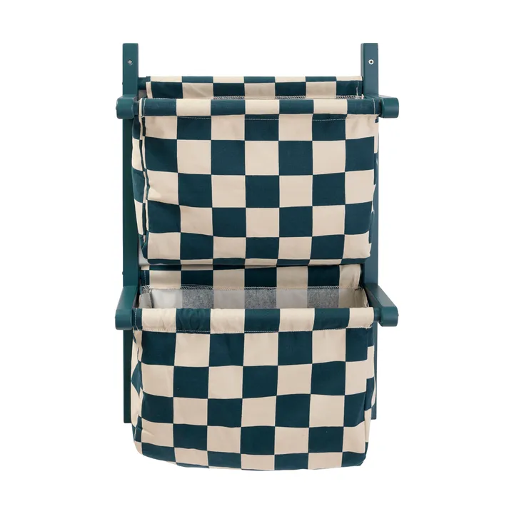Pussihylly ruutu - Sinivihreä, 40×19×60 cm - Kid's Concept