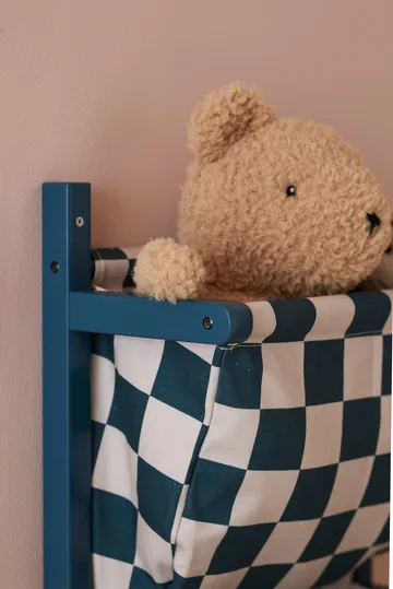 Pussihylly ruutu - Sinivihreä, 40×19×60 cm - Kid's Concept