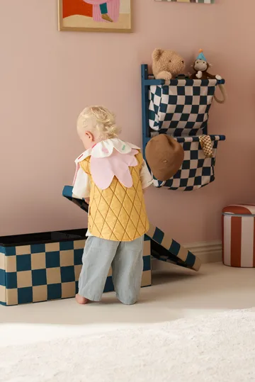 Säilytyksellä varustettu rahiruutu - Sinivihreä, 80×30×30 cm - Kid's Concept