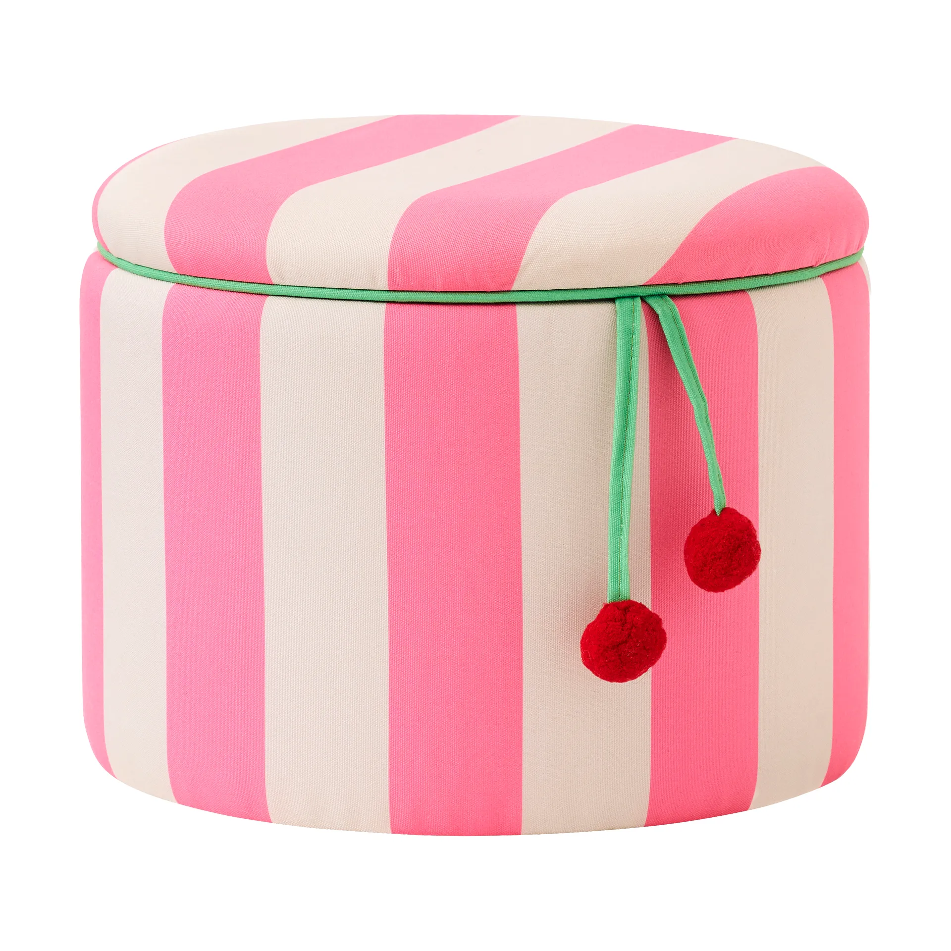 Säilytystilallinen sylinterimallinen rahijakkara, Rosa, Ø40×30,5 cm Kid's Concept