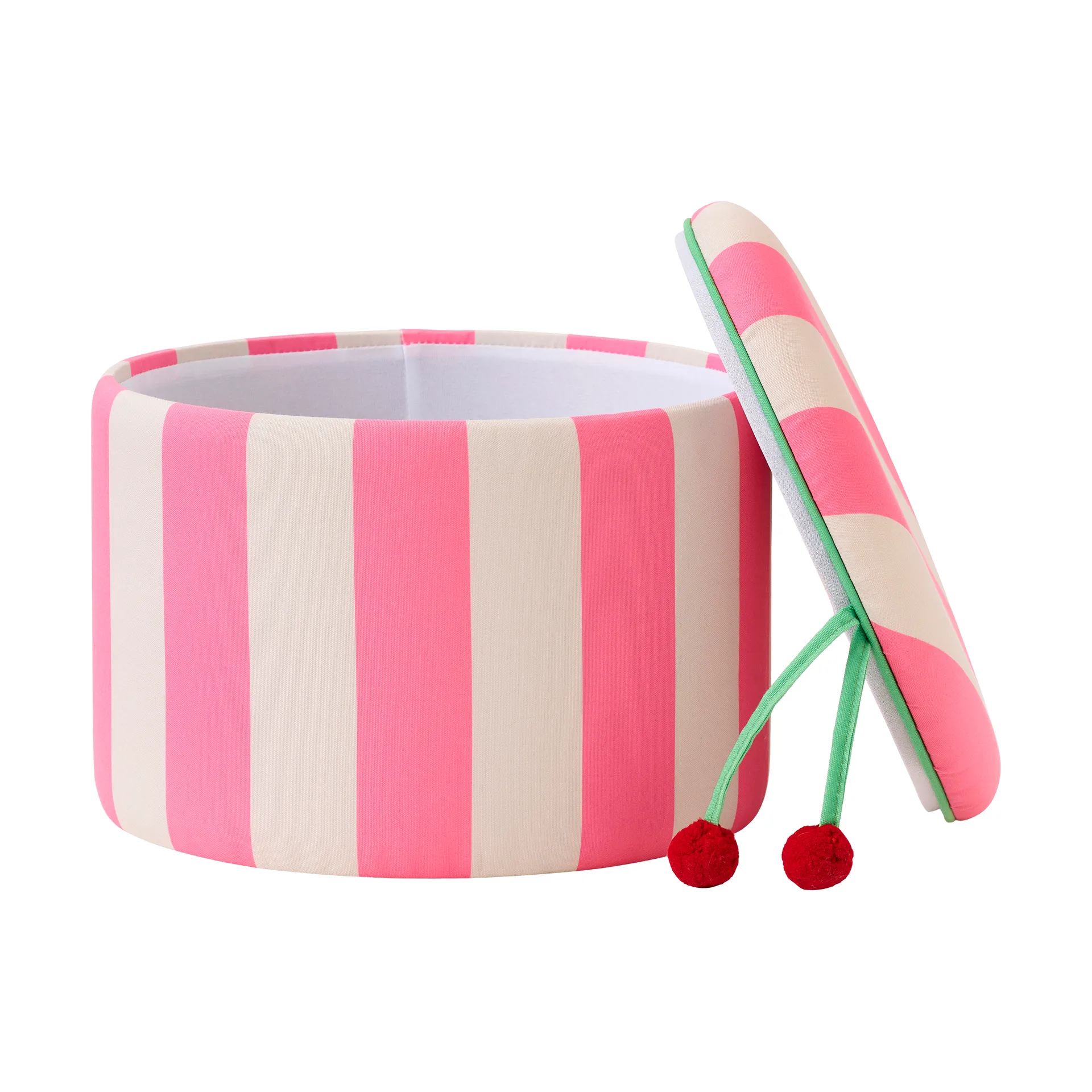 Säilytystilallinen sylinterimallinen rahijakkara, Rosa, Ø40×30,5 cm Kid's Concept