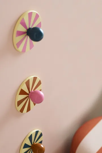 Sirkus koukku 3 osaa - Monivärinen, Ø10×4,4 cm - Kid's Concept