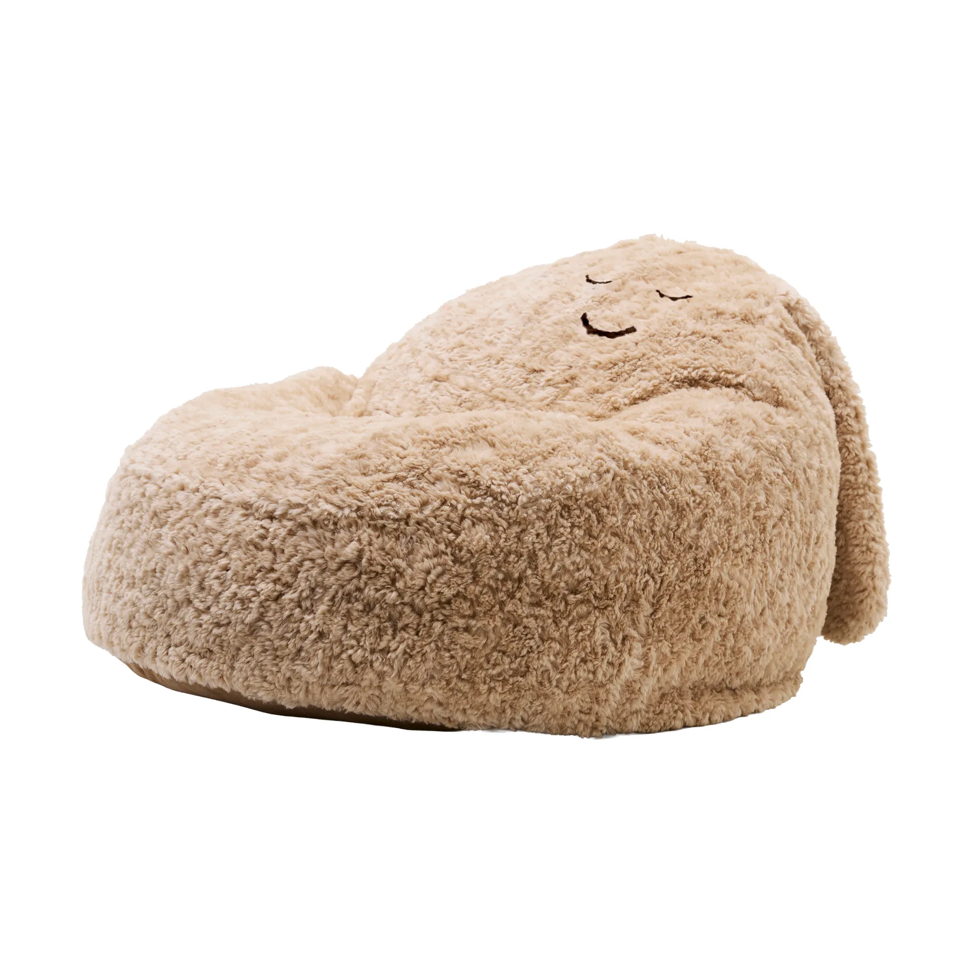 Snuggle säkkituoli, Beige, Ø80×50 cm Kid's Concept