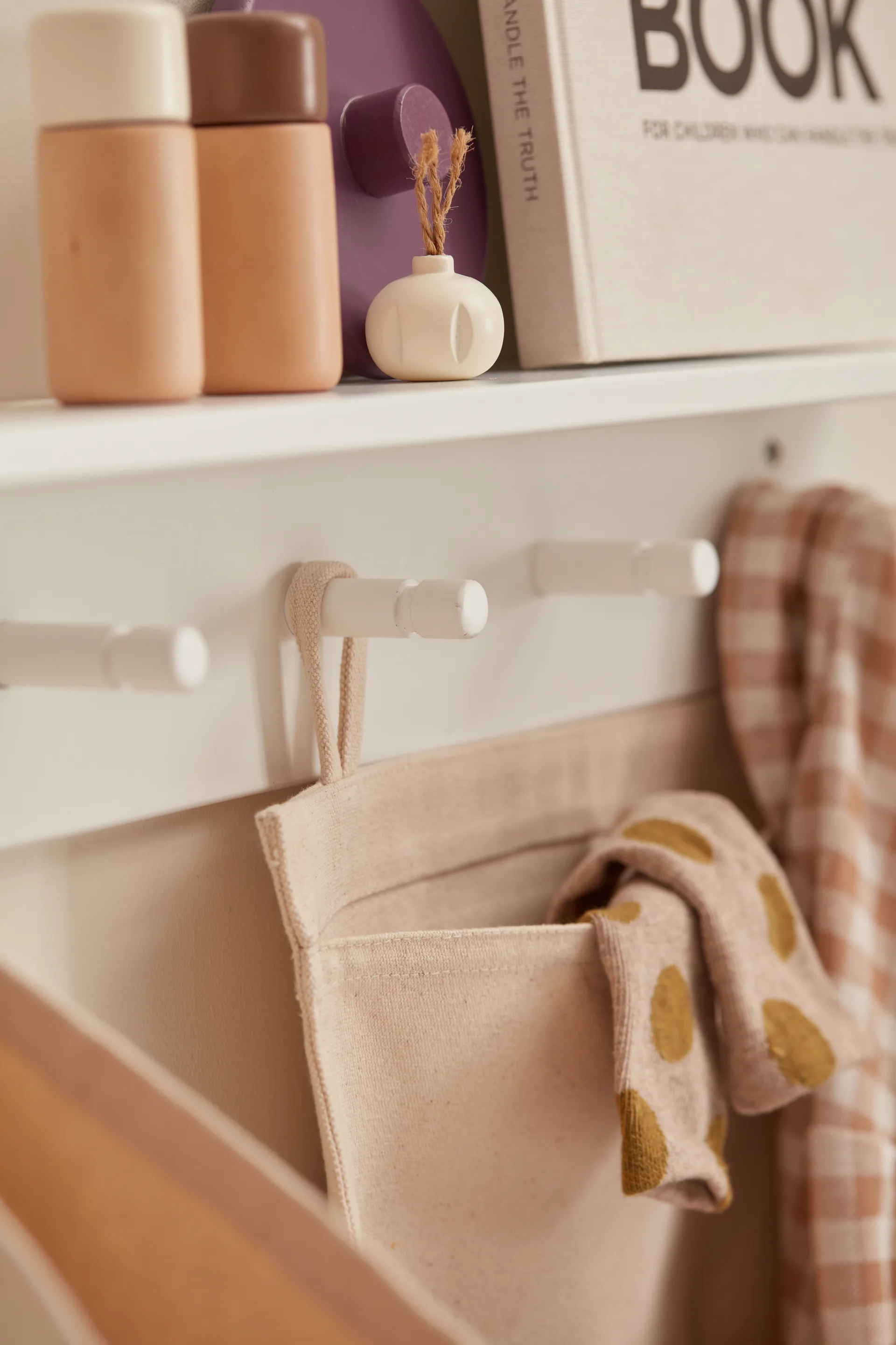 Star hylly koukuilla, Valkoinen Kid's Concept