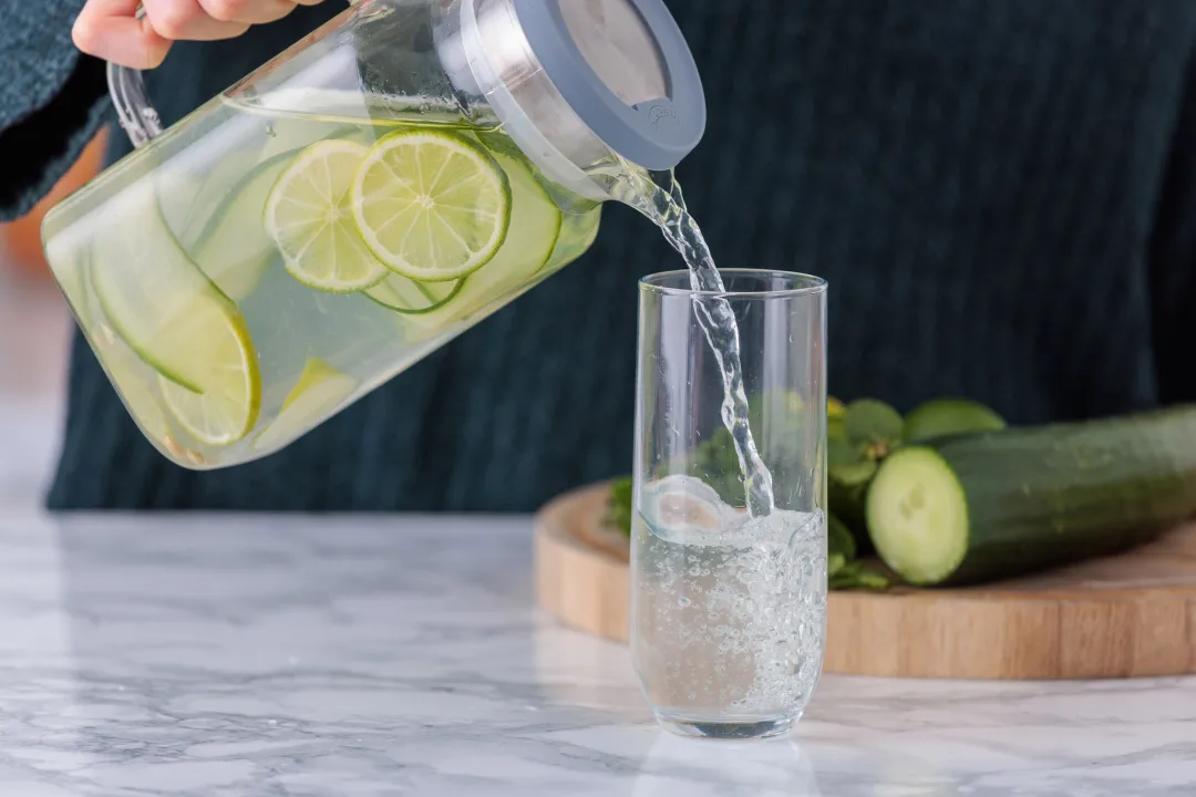 Kilner FRESH kylmäkannu, Kirkas harmaa, 1,2 l Kilner