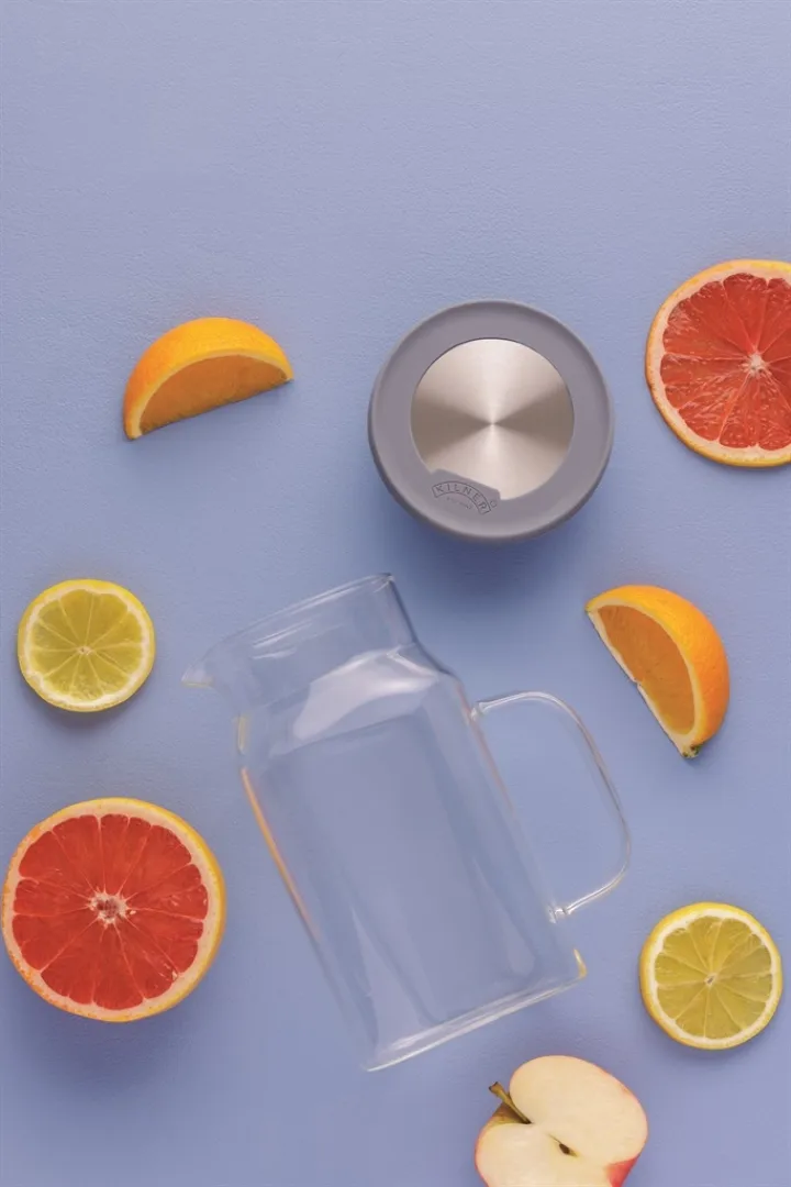 Kilner FRESH kylmäkannu, Kirkas harmaa, 1,2 l Kilner