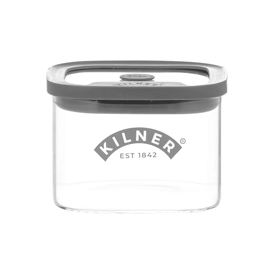 Kilner FRESH säilytyspurkki, Kirkas harmaa, 0,5 l Kilner