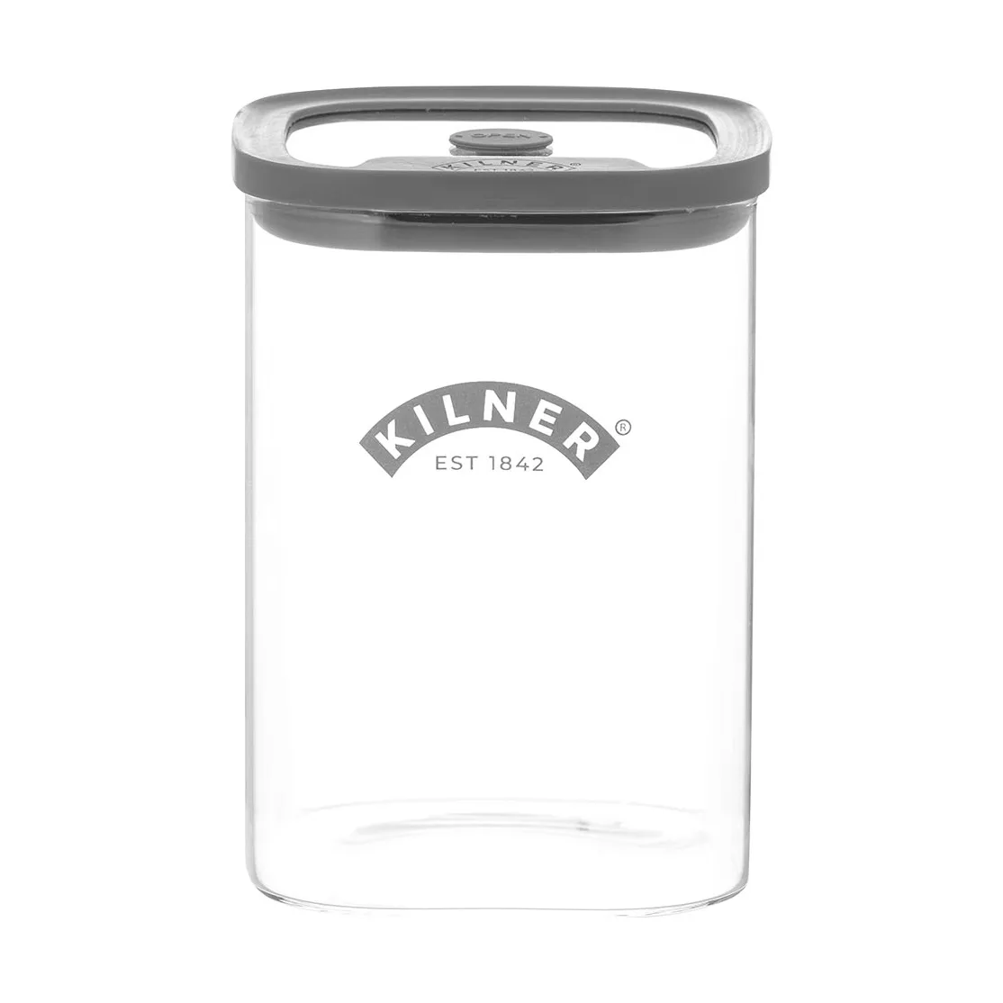 Kilner FRESH säilytyspurkki, Kirkas harmaa, 1 l Kilner