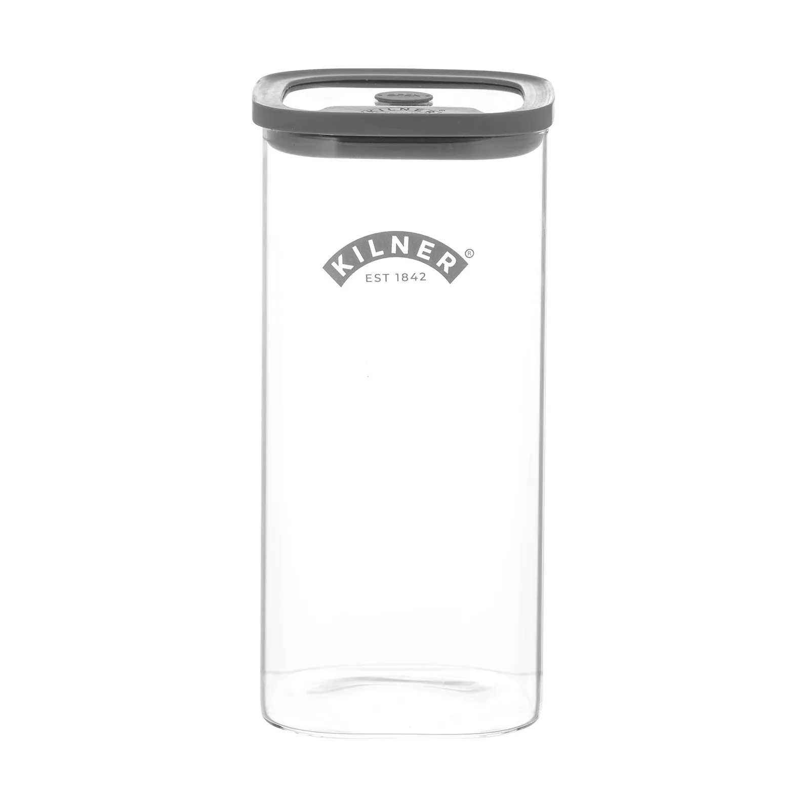 Kilner FRESH säilytyspurkki, Kirkas harmaa, 1,5 l Kilner