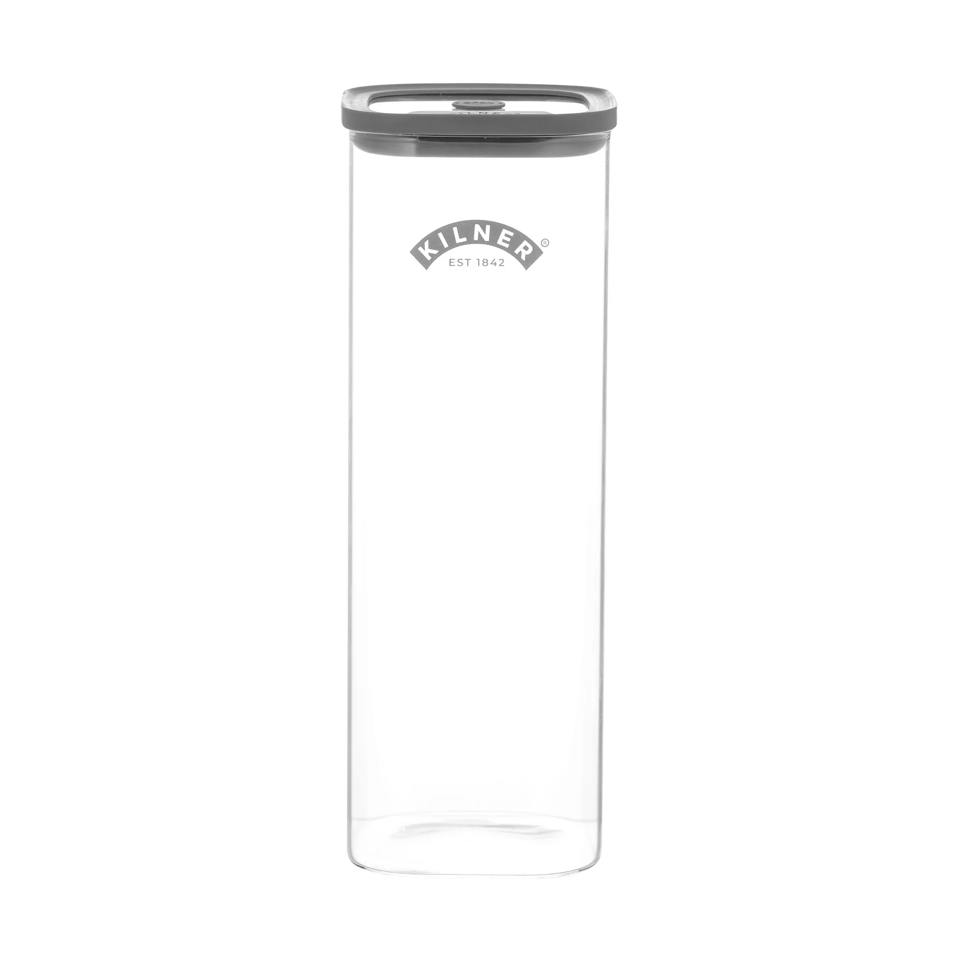 Kilner FRESH säilytyspurkki, Kirkas harmaa, 2 l Kilner