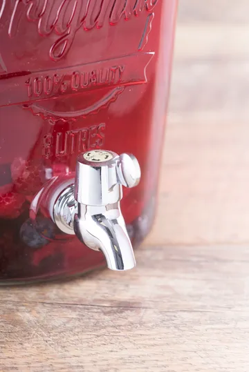 Kilner juoma-annostelija hanalla - Kirkas ruostumaton teräs, 8 l - Kilner