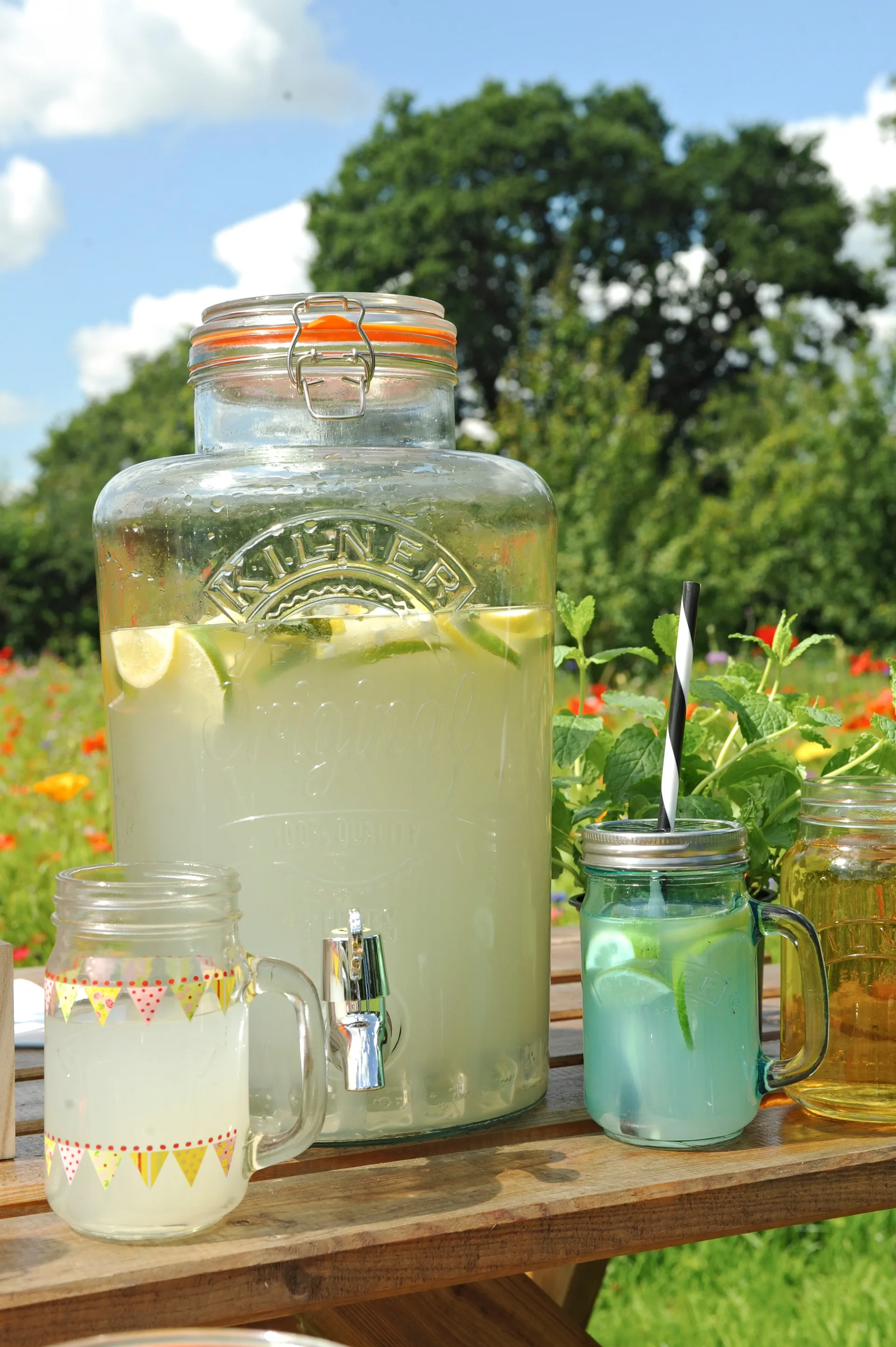 Kilner juoma-annostelija hanalla, Kirkas ruostumaton teräs, 8 l Kilner