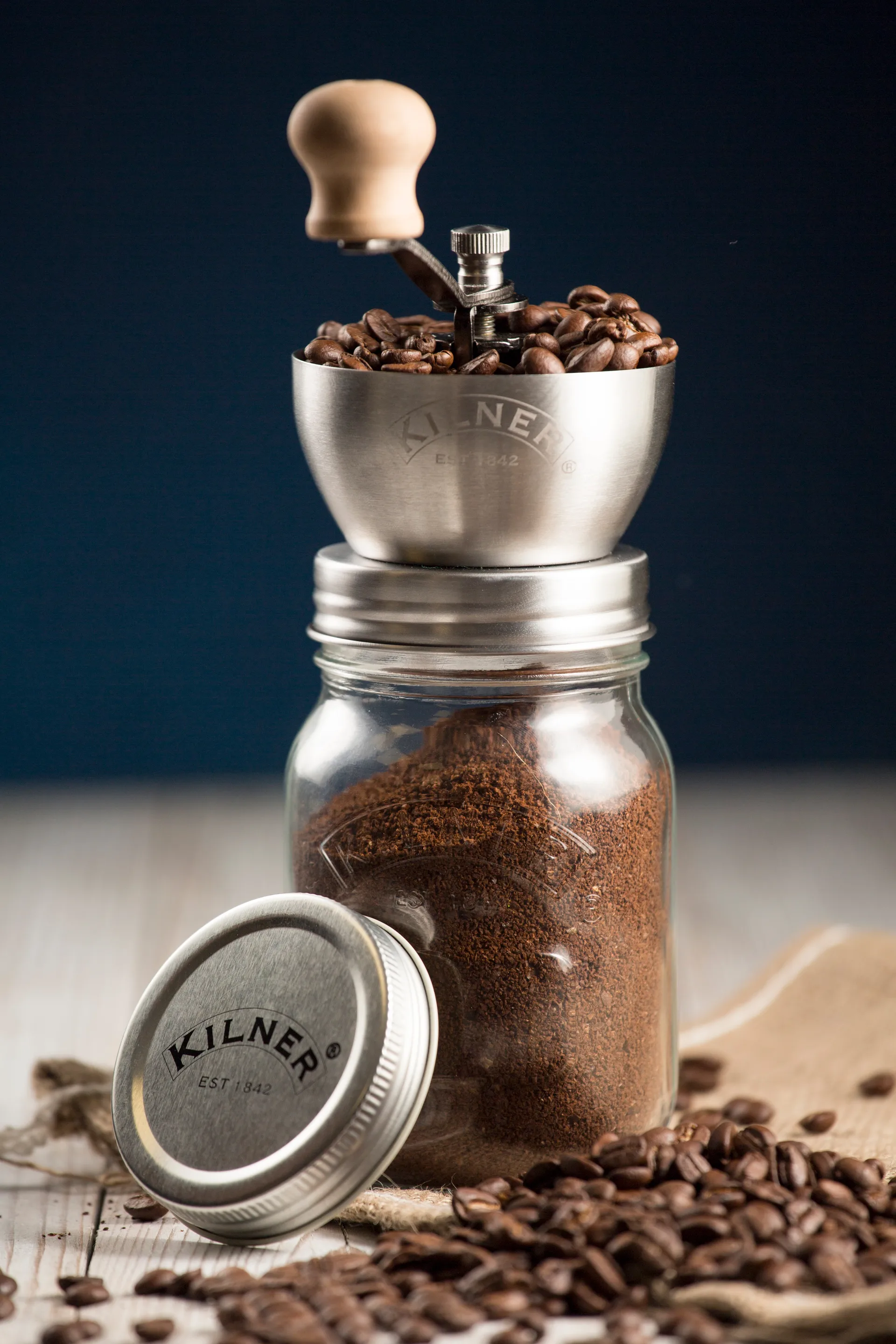 Kilner kahvimylly, Kirkas ruostumaton teräs, 0,5 l Kilner