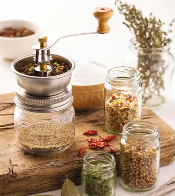 Kilner maustemylly - Kirkas ruostumaton teräs, 250 ml - Kilner
