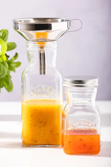 Kilner mehu- ja kastikepullo - Kirkas ruostumaton teräs, 0,5 l - Kilner