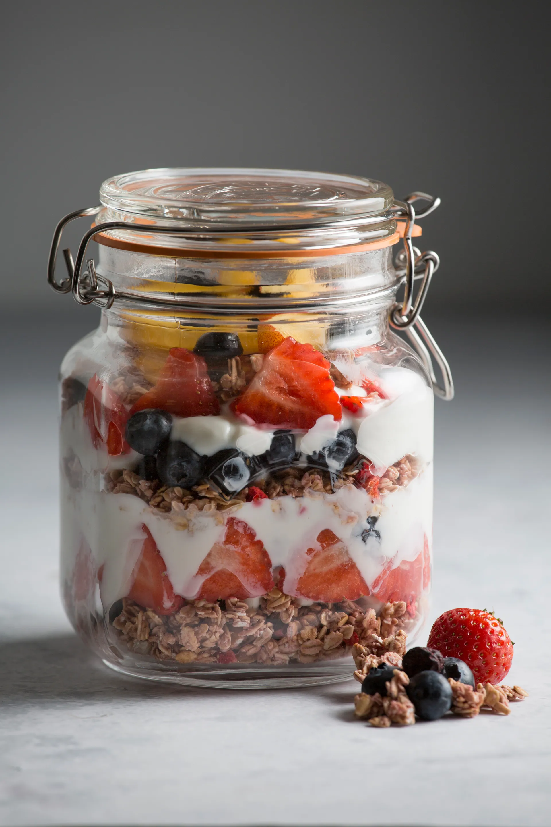Kilner neliönmuotoinen säilykepurkki salpalla, Kirkas, 1 l Kilner