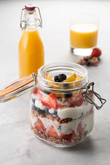 Kilner neliönmuotoinen säilykepurkki salpalla - Kirkas, 1 l - Kilner