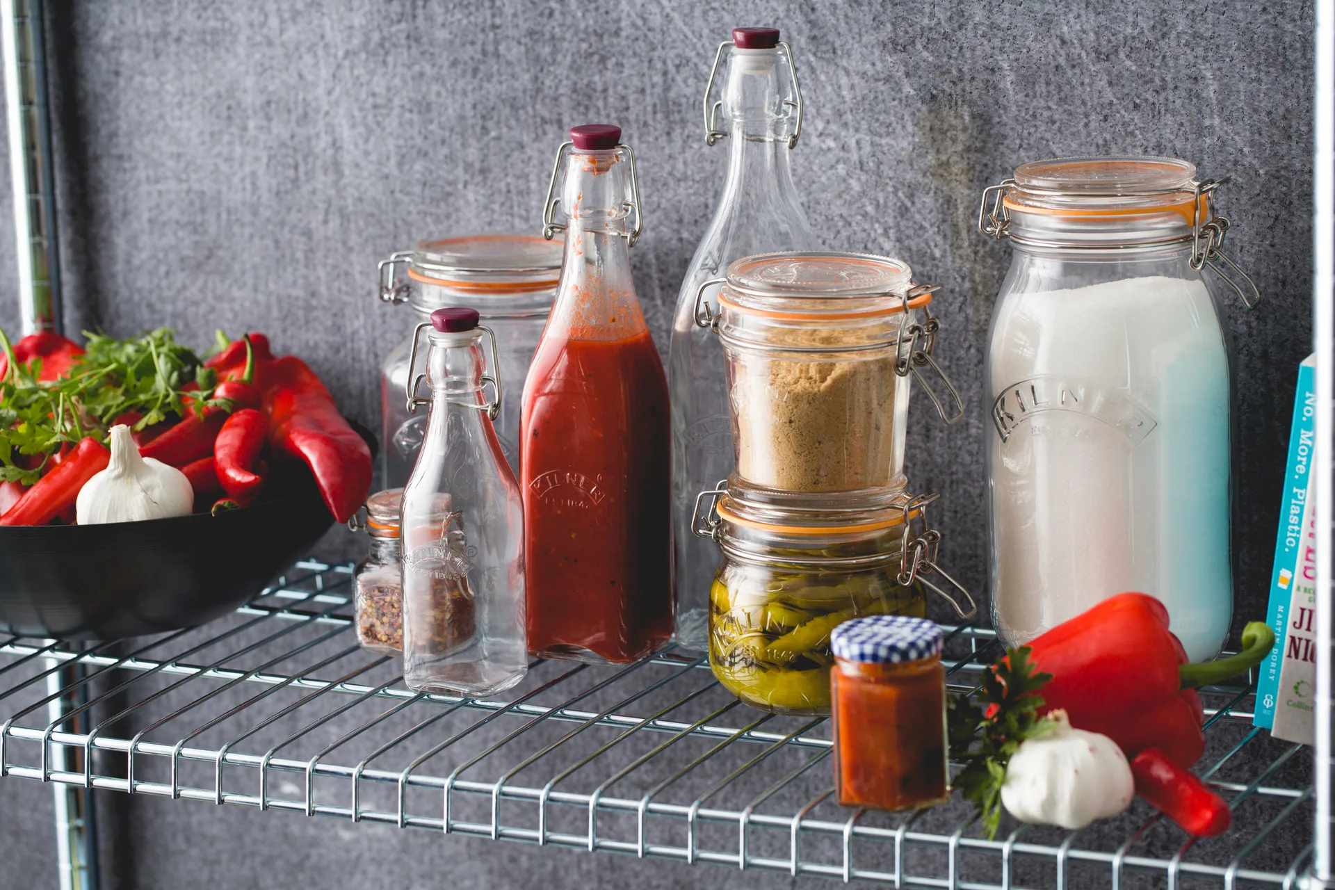 Kilner-pullo salpalla, Kirkas, 0,55 l Kilner