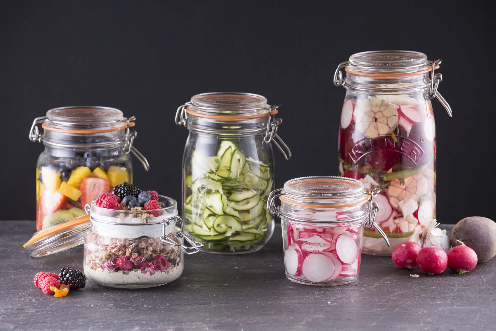 Kilner-pullo salpalla, Kirkas, 0,6 l Kilner
