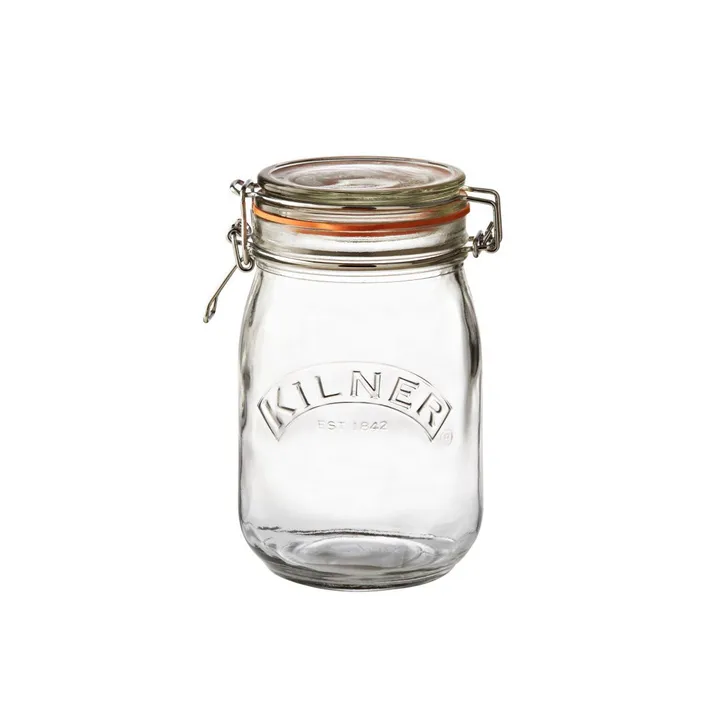 Kilner-pullo salpalla - Kirkas, 1 l - Kilner