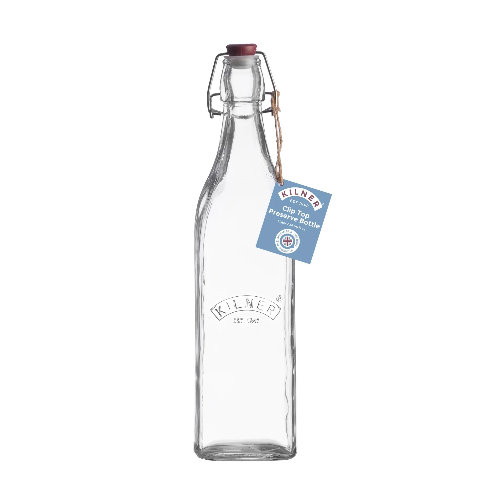 Kilner-pullo salpalla, Kirkas, 1 l Kilner