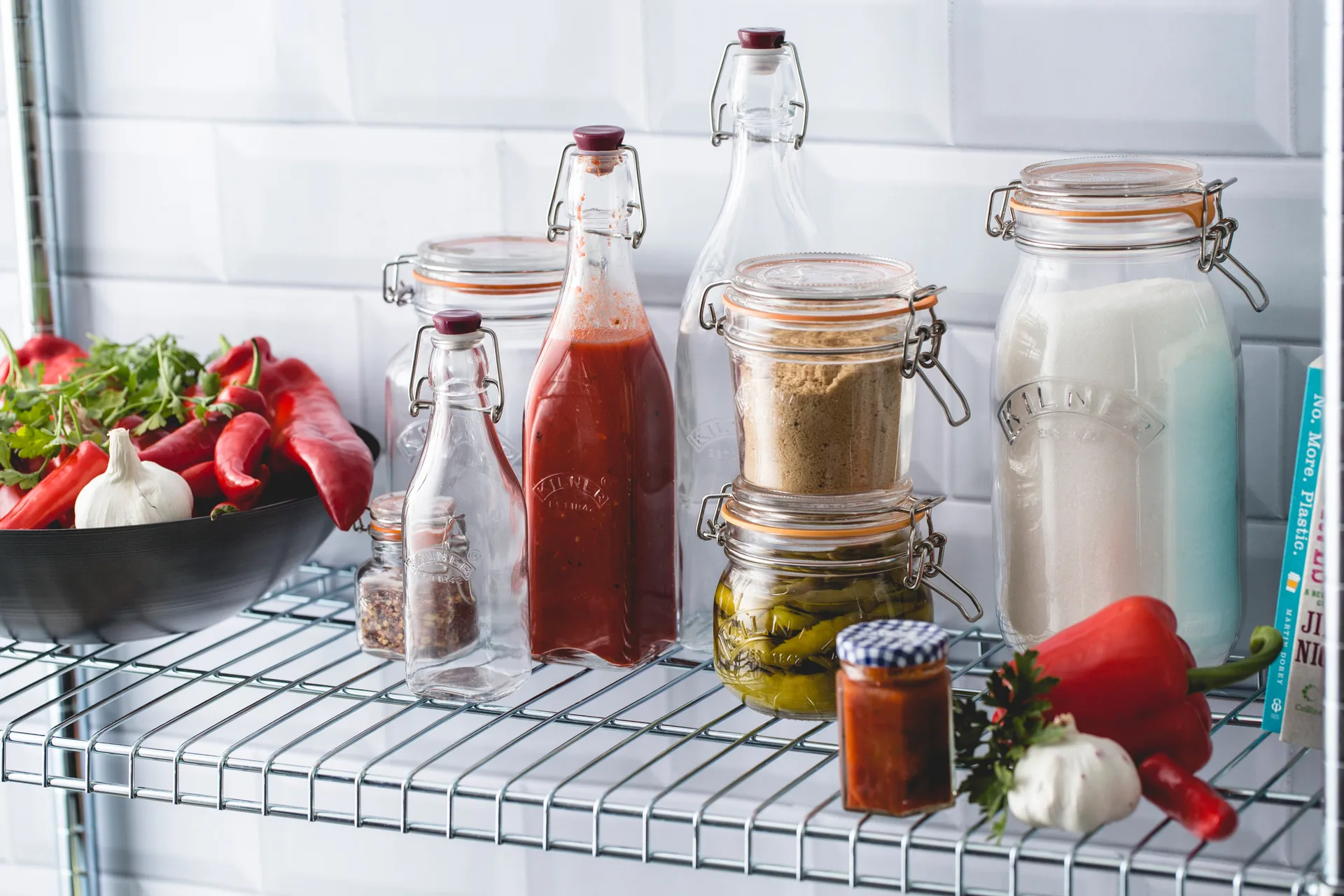 Kilner-pullo salpalla, Kirkas, 1 l Kilner