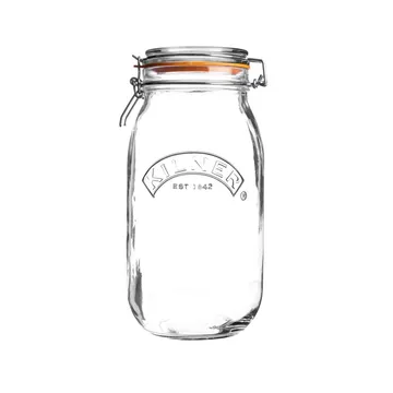 Kilner-pullo salpalla - Kirkas, 1 l - Kilner