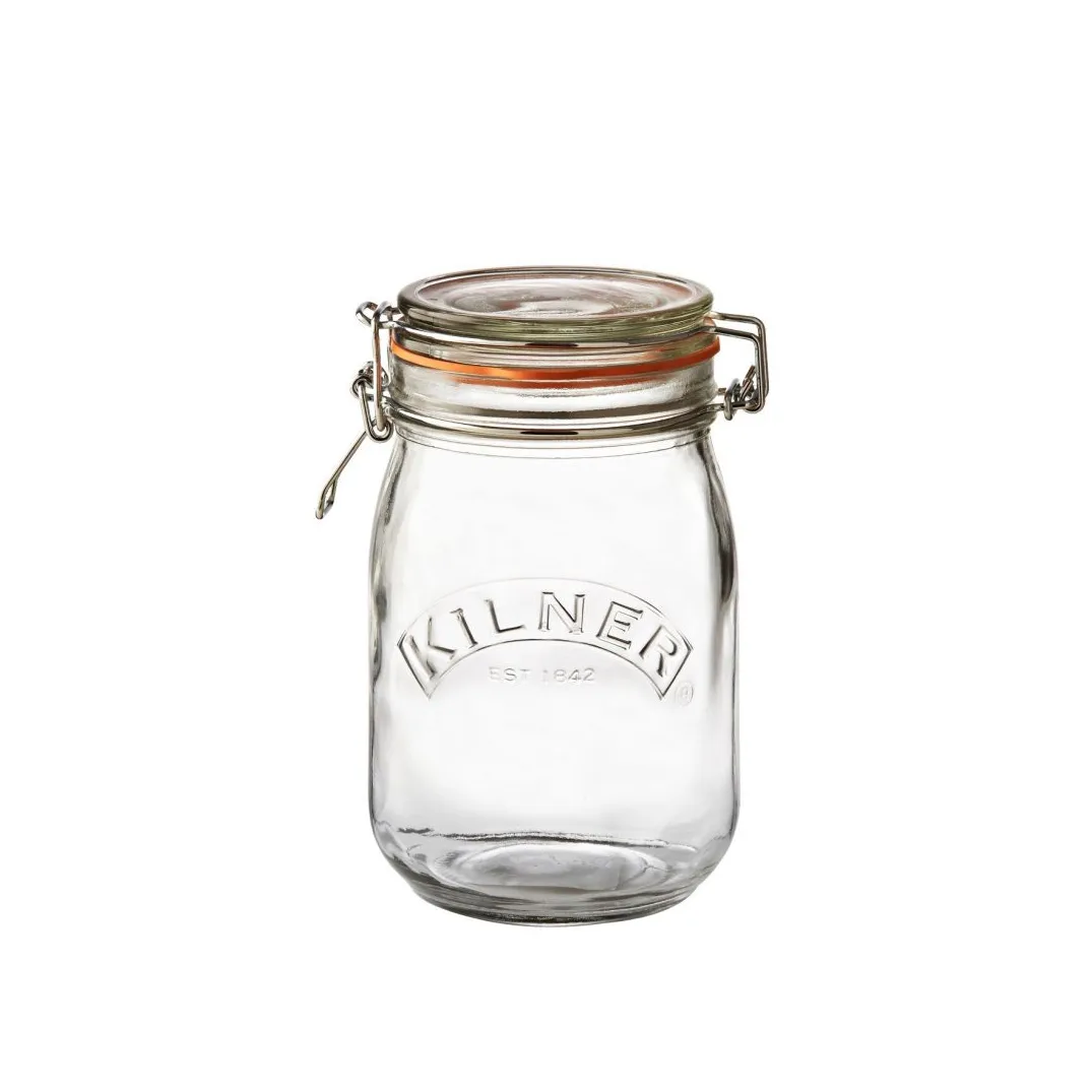 Kilner pyöreä purkki salpalla, Kirkas, 1 l Kilner