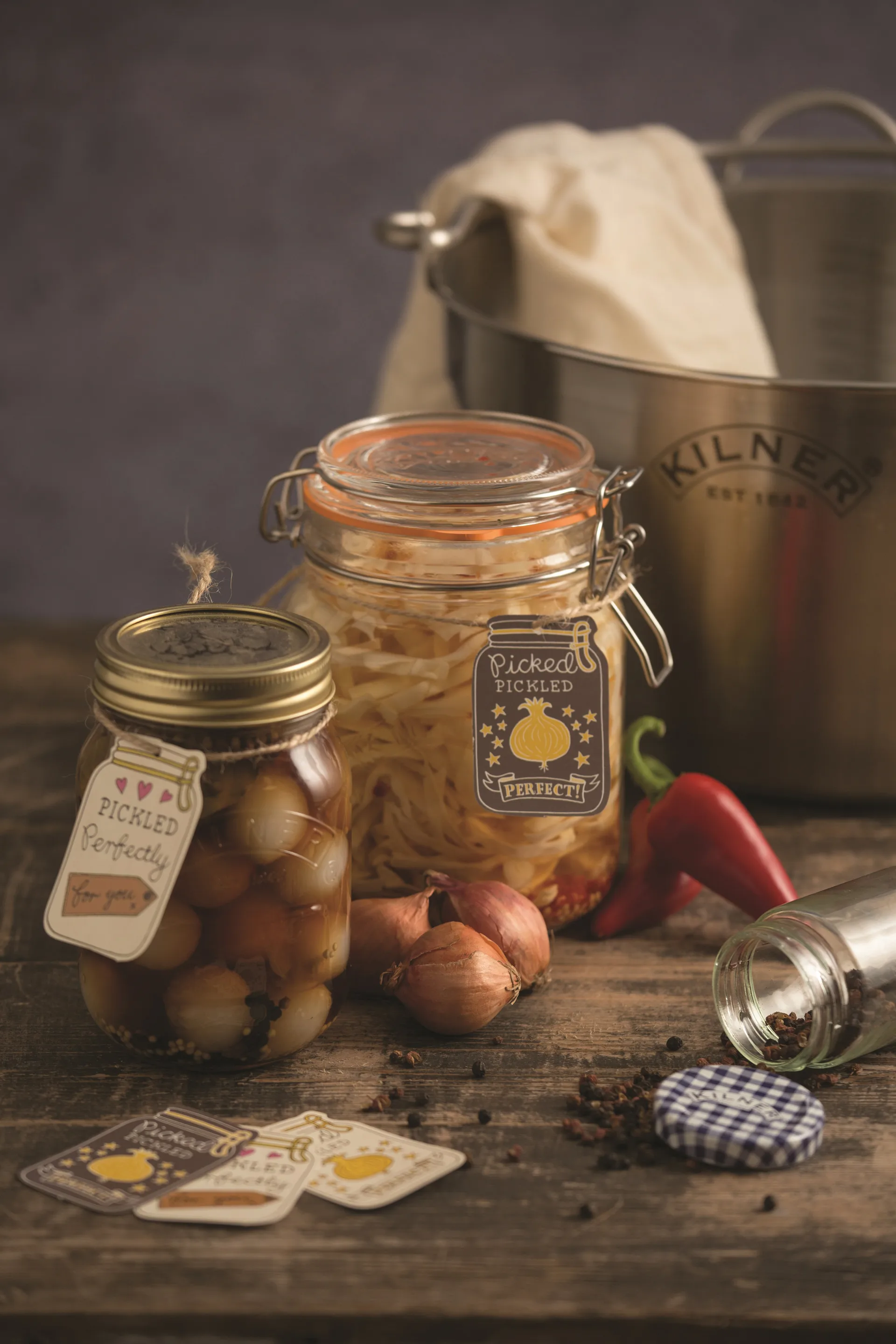 Kilner pyöreä purkki salpalla, Kirkas, 1 l Kilner