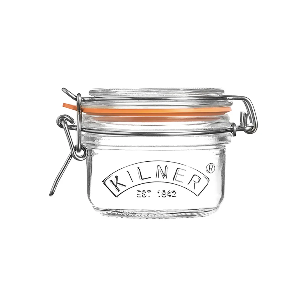 Kilner pyöreä purkki salpalla, Kirkas, 125 ml Kilner