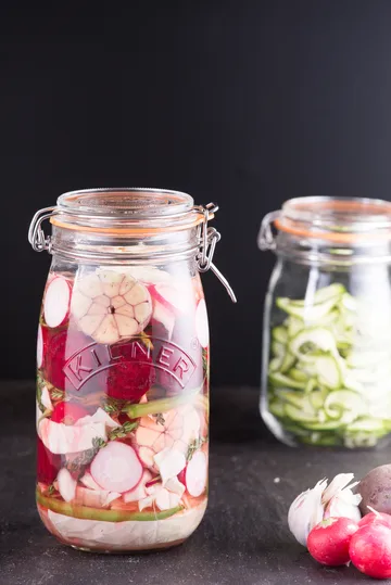 Kilner pyöreä purkki salpalla - Kirkas, 1,5 l - Kilner