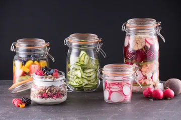 Kilner pyöreä purkki salpalla - Kirkas, 2 l - Kilner
