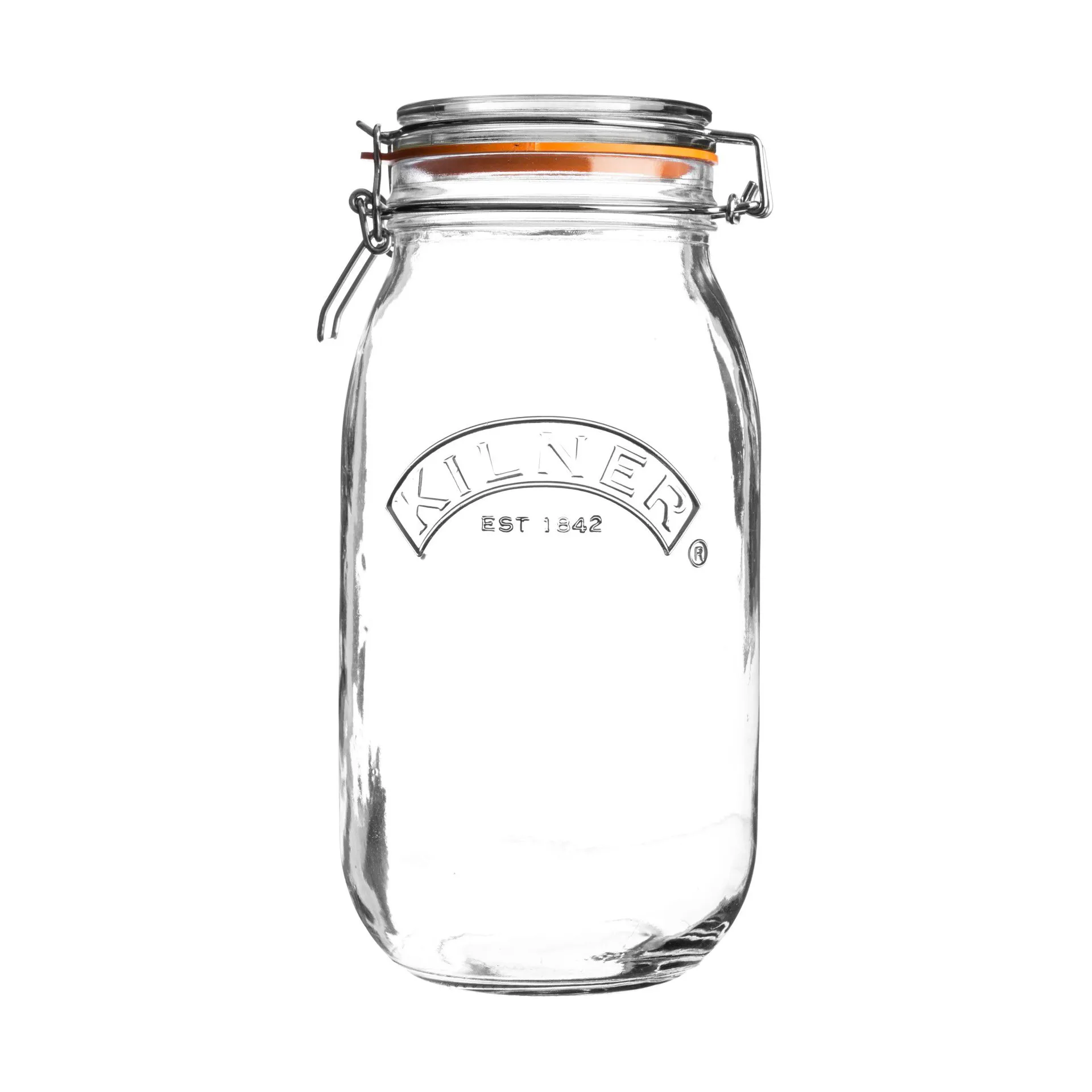 Kilner pyöreä purkki salpalla, Kirkas, 3 l Kilner