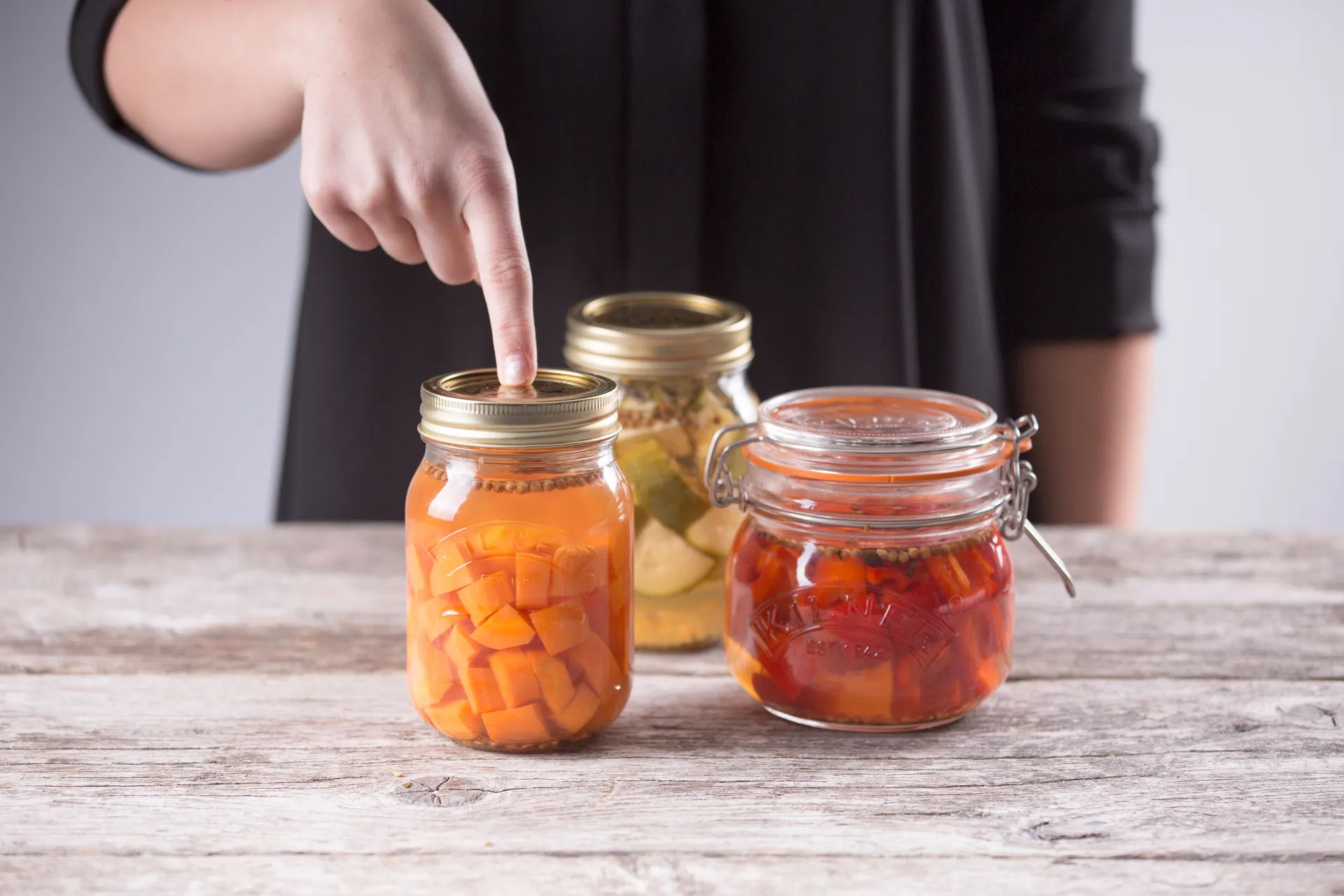 Kilner pyöreä säilöntäpurkki, Kirkas kulta, 0,5 l Kilner
