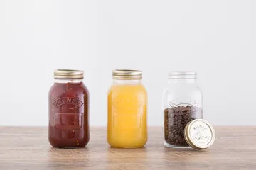 Kilner pyöreä säilöntäpurkki - Kirkas kulta, 1 l - Kilner