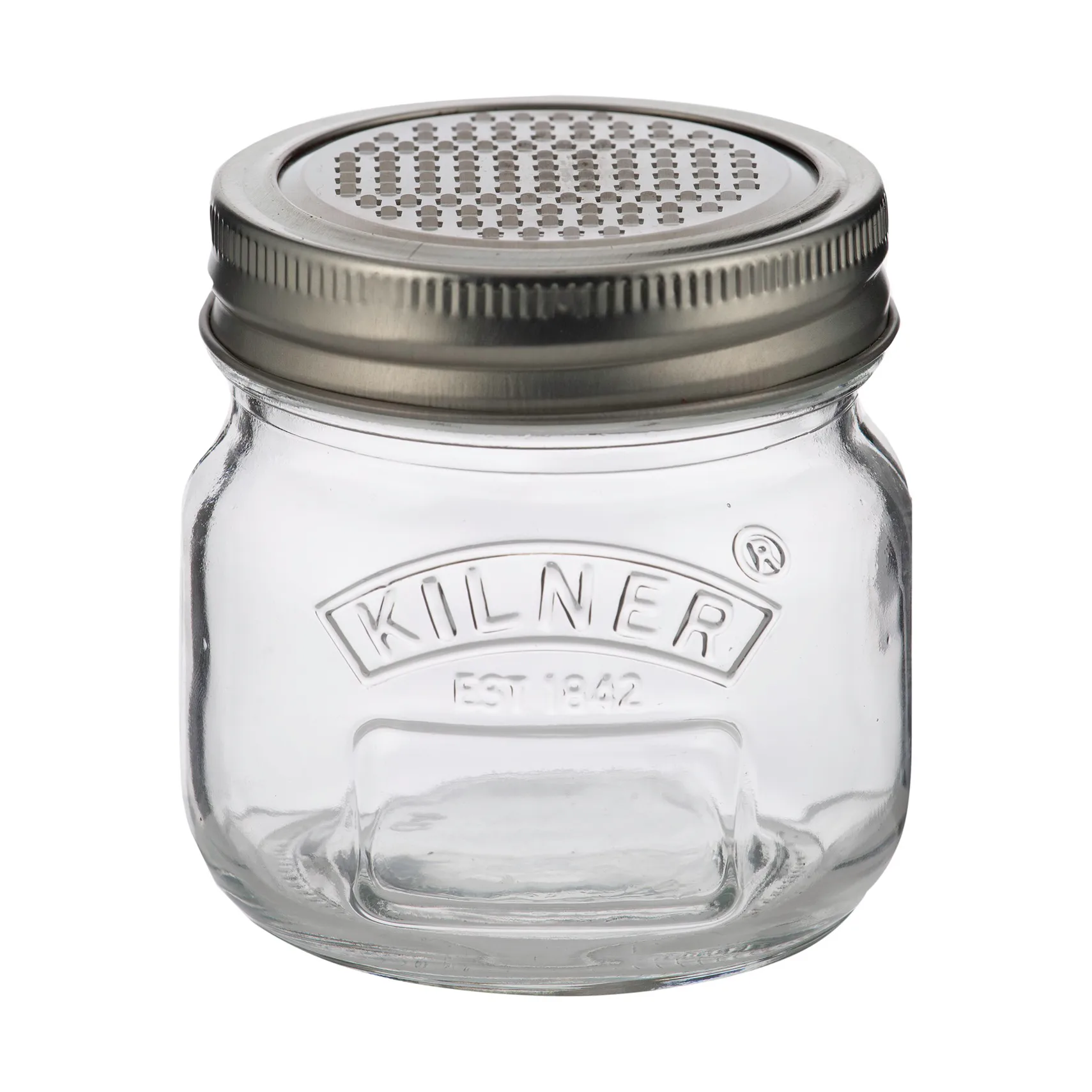 Kilner säilytyspurkki raastokannella, Hopea kirkas, 250 ml Kilner