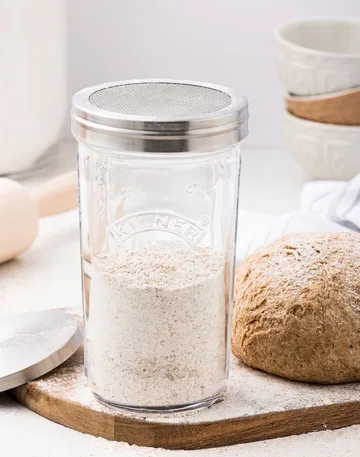 Kilner siiviläpurkkisetti - Kirkas ruostumaton teräs, 0,5 l - Kilner