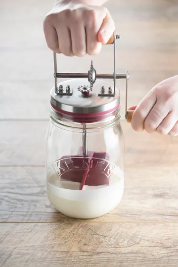 Kilner voikirnu - Kirkas punainen, 1 l - Kilner
