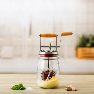Kilner voikirnu - Kirkas punainen, 1 l - Kilner