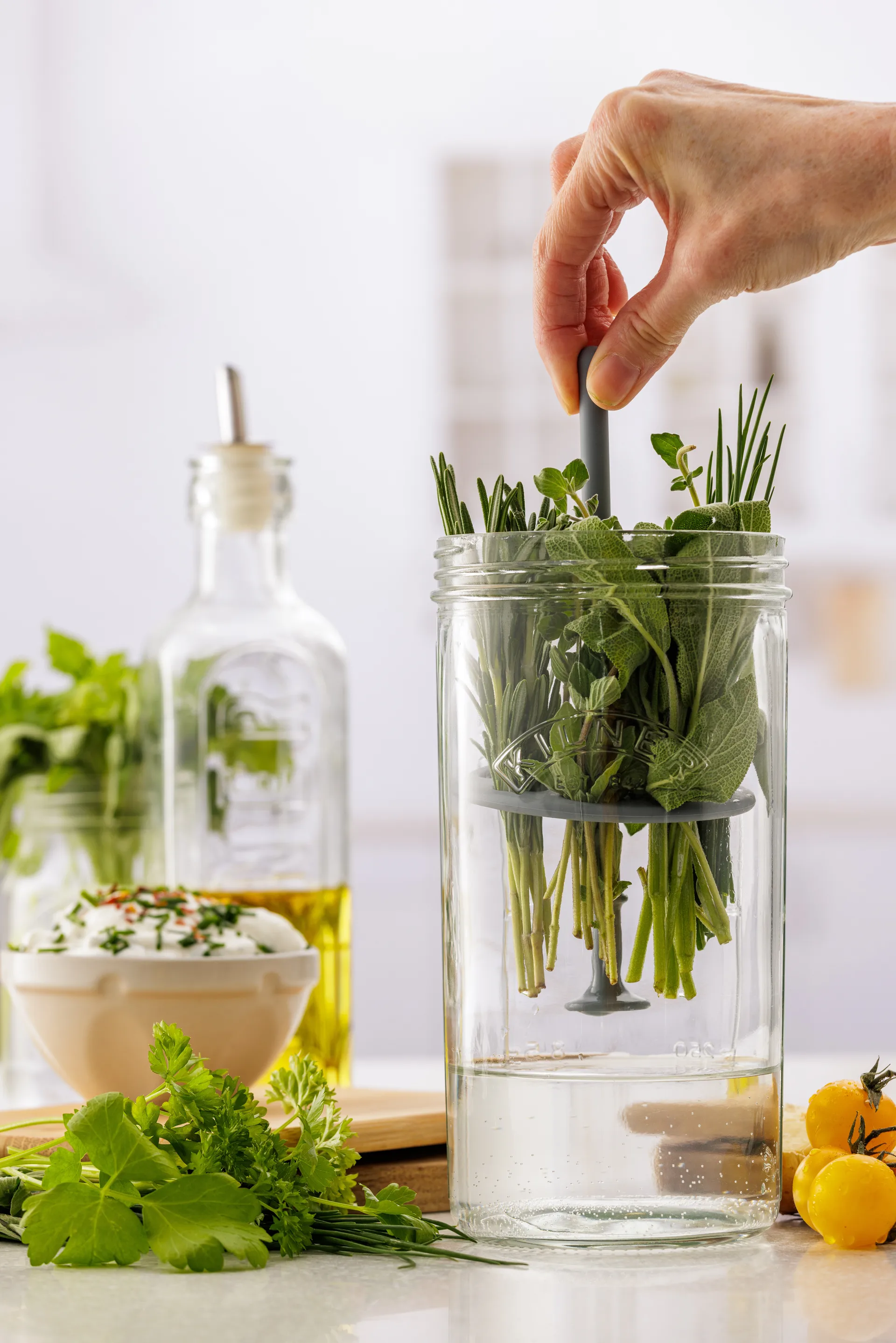 Kilner yrttisäilytys, kirkas Kilner