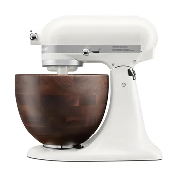Artisan 5KSM156-keittiökone puukulholla 4,7 l - Porcelain white-walnut - KitchenAid