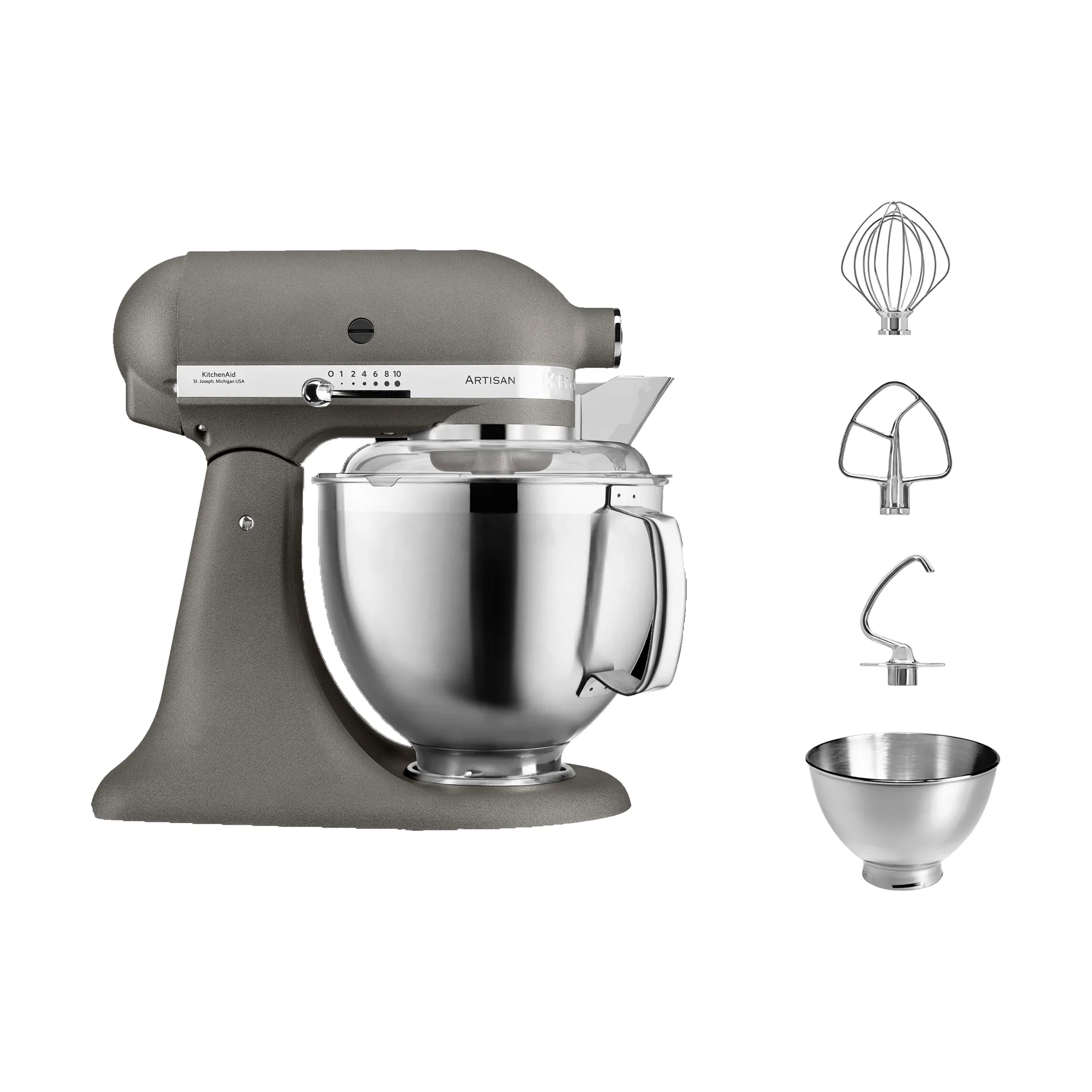 Artisan 5KSM185 keittiökone premium 4,8 L, Imperial grey KitchenAid