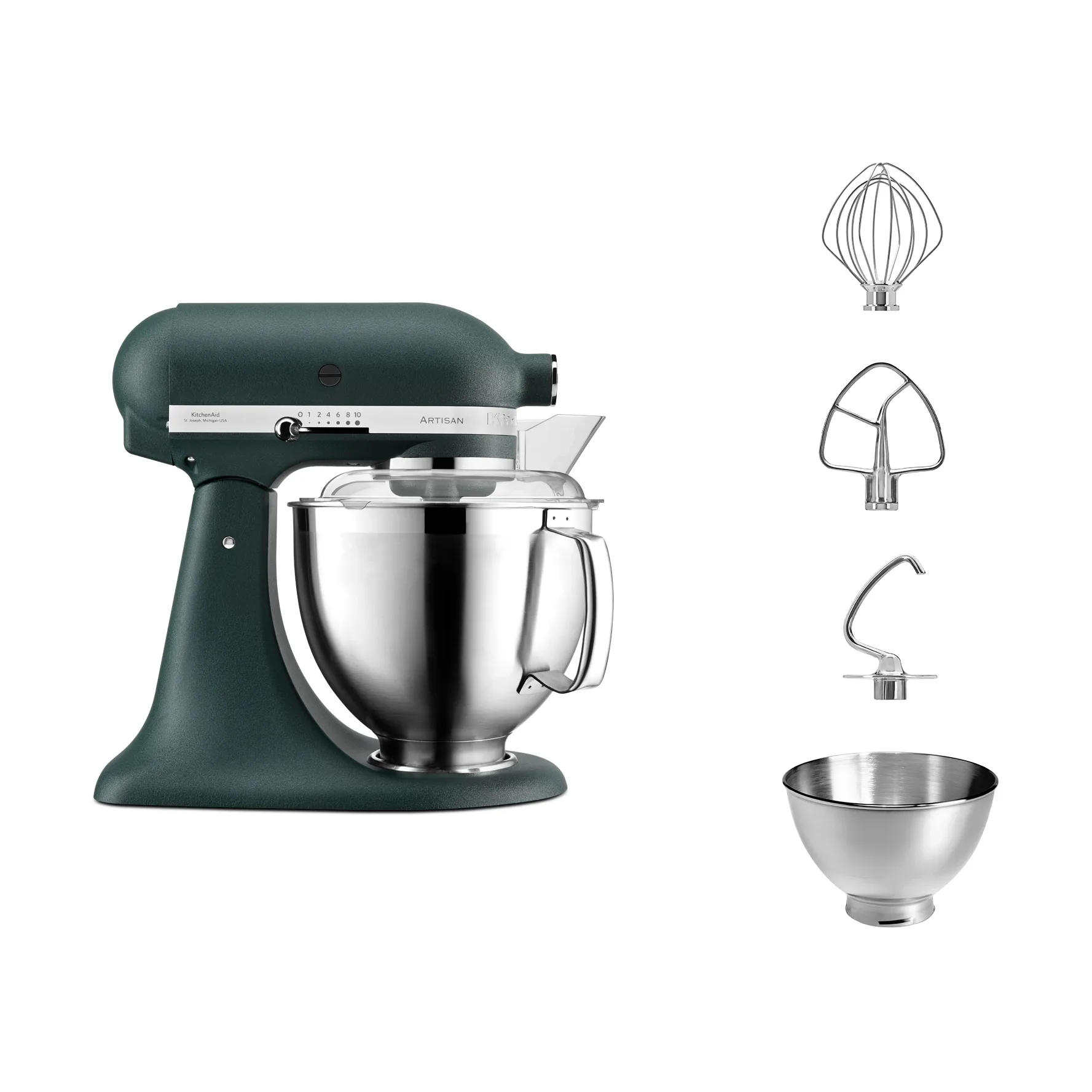 Artisan 5KSM185 keittiökone premium 4,8 L, Pebbled palm KitchenAid