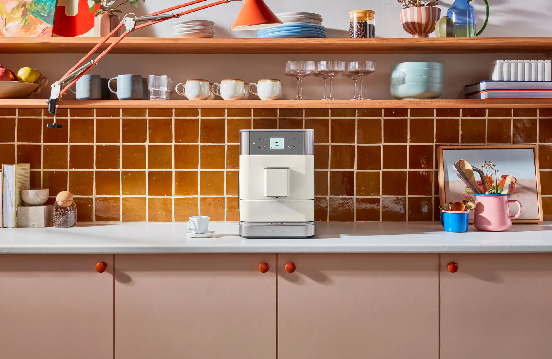 KitchenAid automaattinen espressokone KF6, Posliininvalkoinen KitchenAid