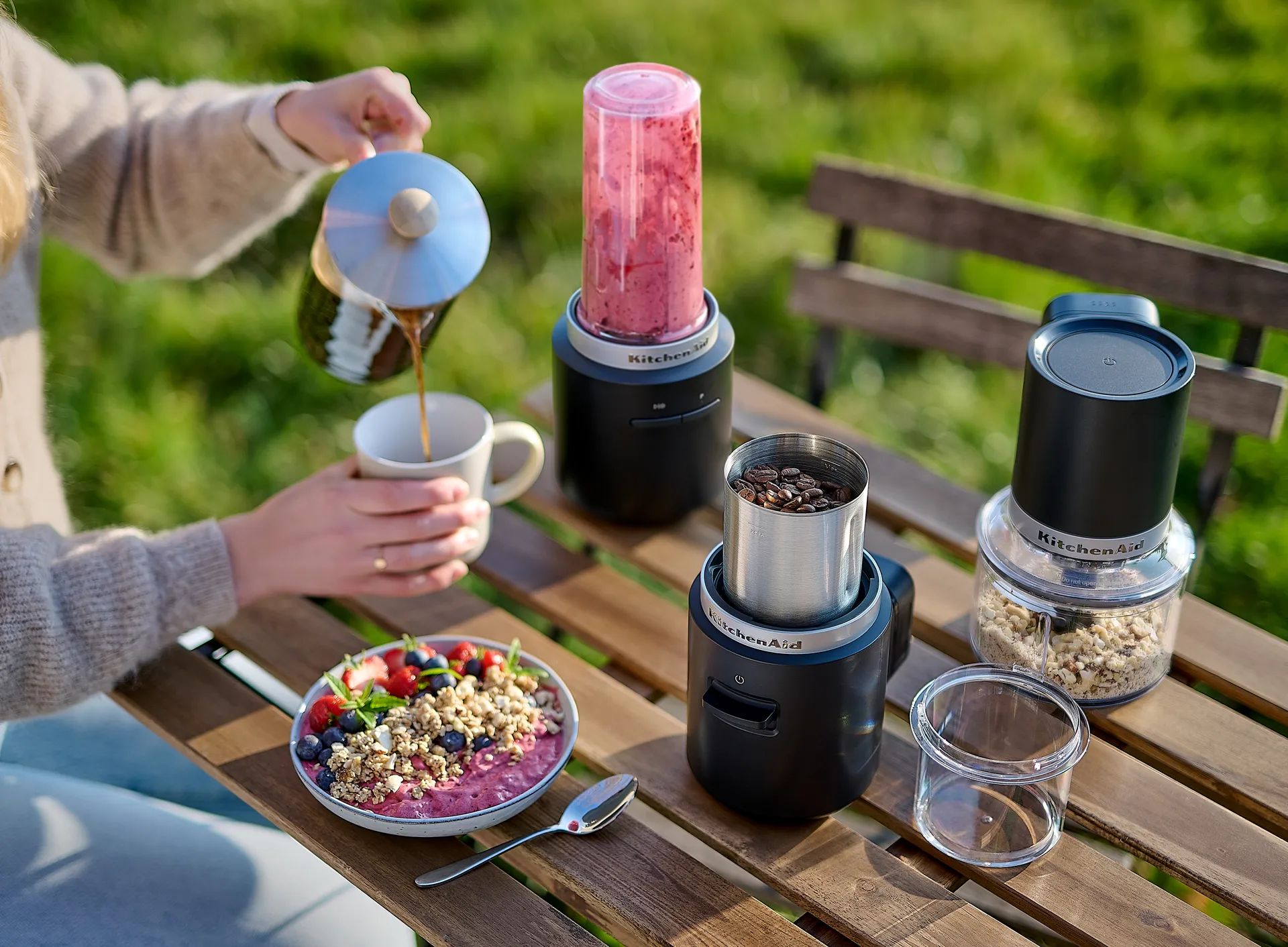 KitchenAid Go johdoton silppuri ilman akkua, Mattamusta KitchenAid