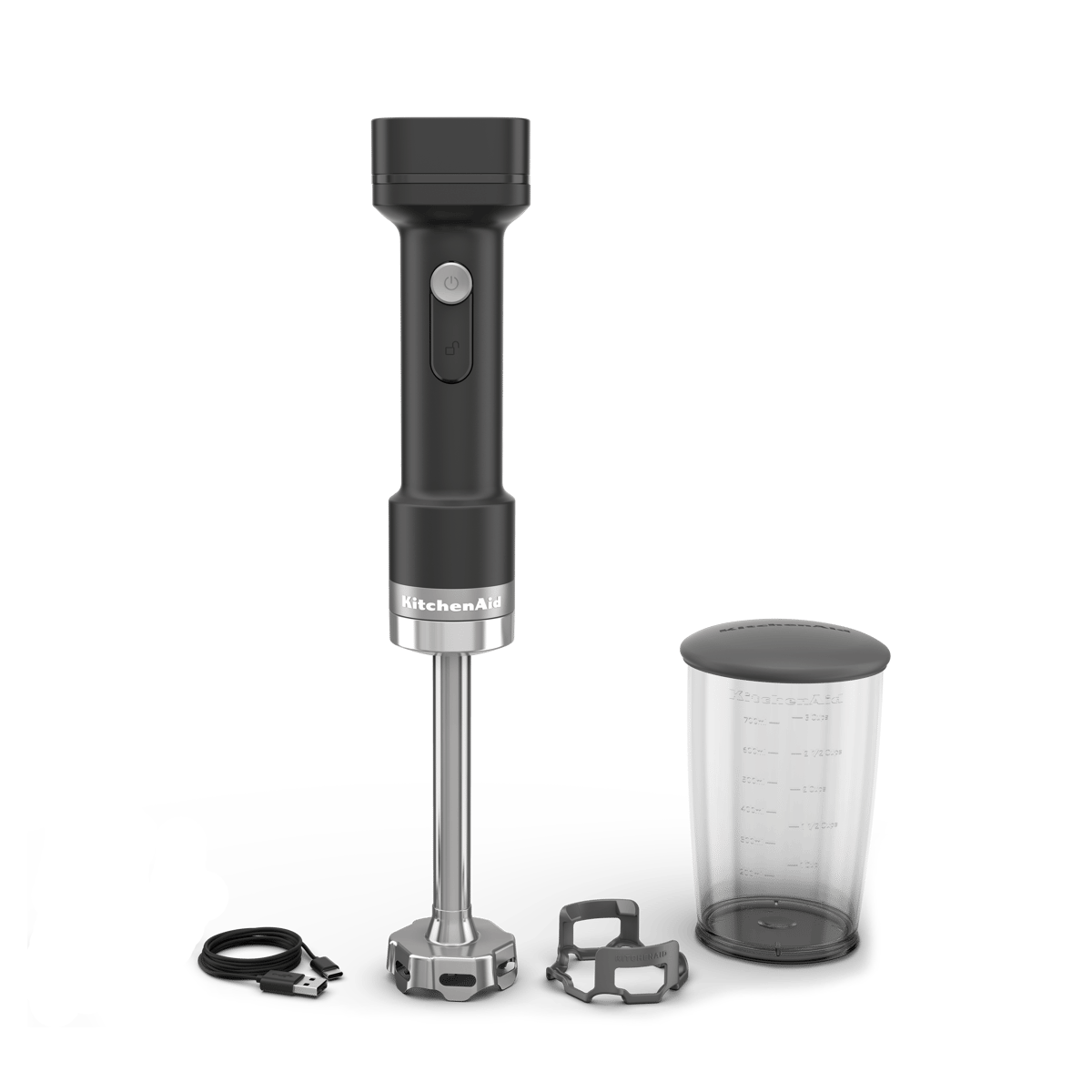 KitchenAid Go langaton sauvasekoitin akulla Black matte
