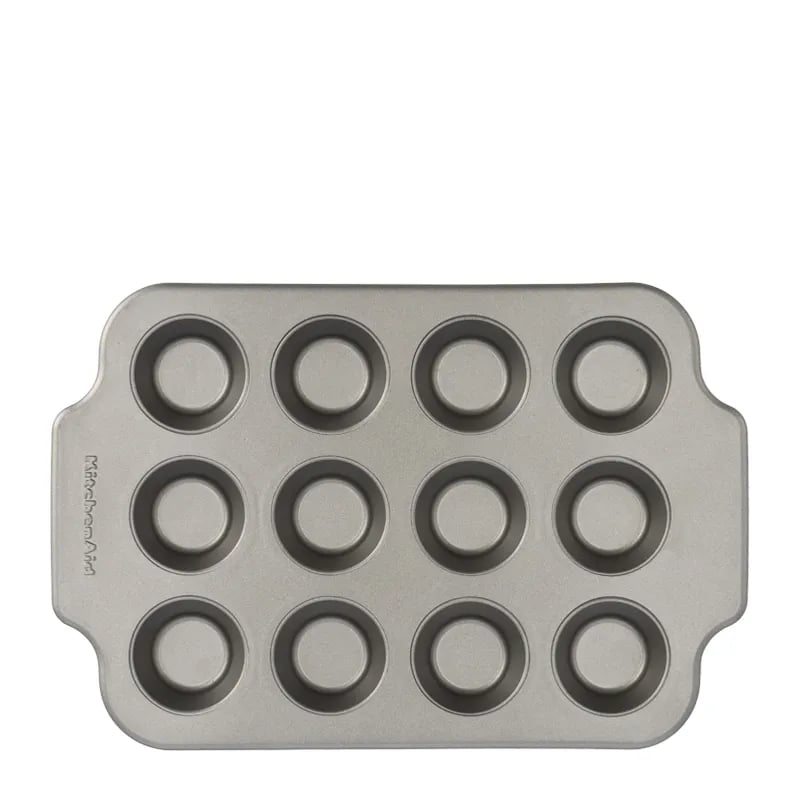 KitchenAid kakku-/muffinssivuoka Ruostumaton teräs -harmaa